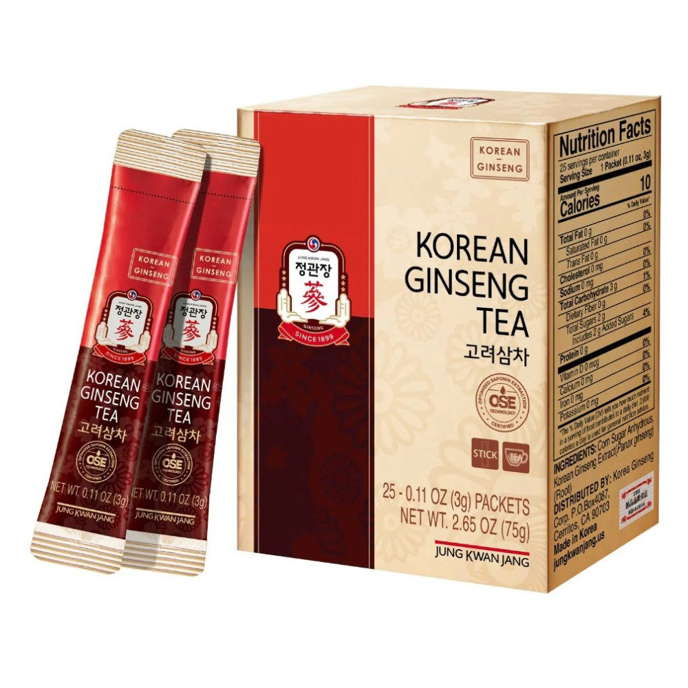 Jung Kwan Jang Korean Ginseng Tea Packs 25Ea